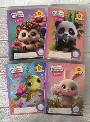Cuaderno Cocido Norma D Mi Primer Cuaderno D Niña