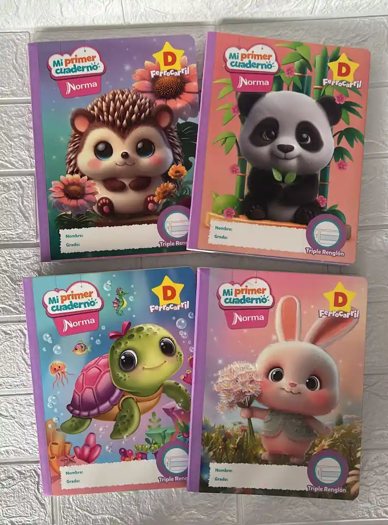 Cuaderno Cocido Norma D Mi Primer Cuaderno D Niña