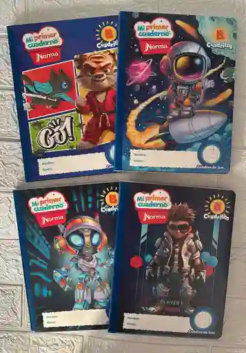 Cuaderno Cocido Norma B Mi Primer Cuaderno B Niño