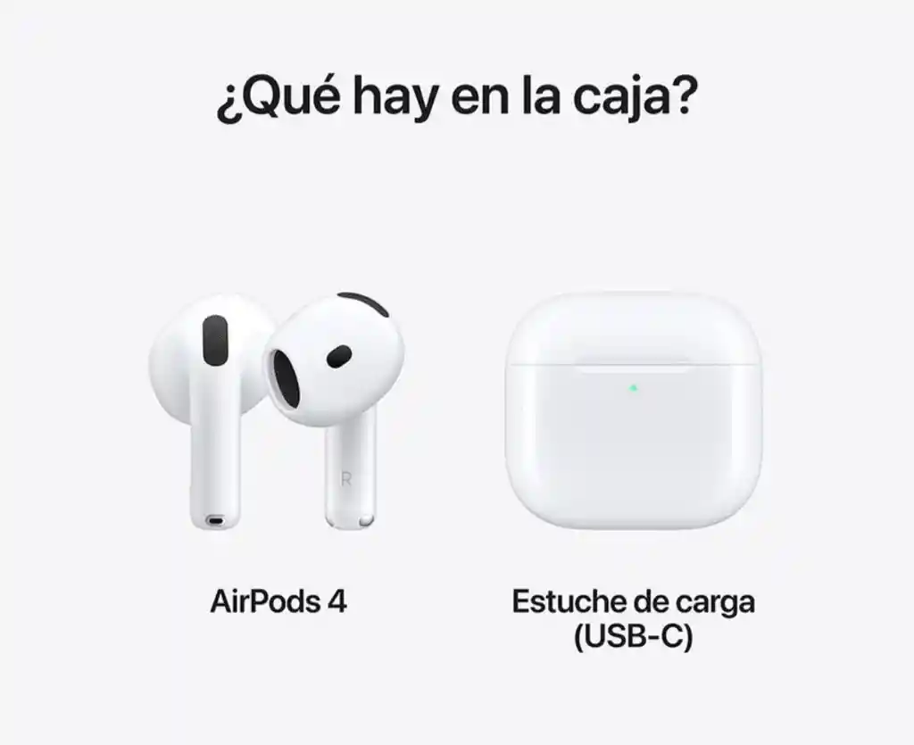 Airpods 4 Cancelación Activa De Ruido Audífonos Iphone