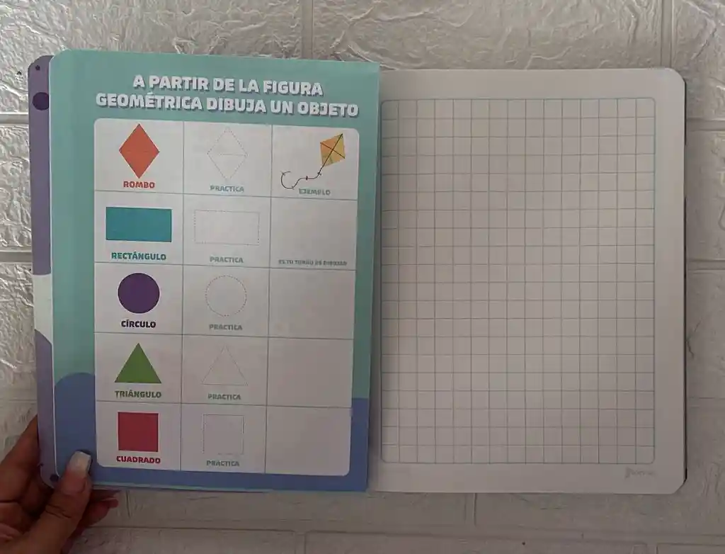 Cuaderno Cocido 100h Cuadros Progresivos Niño