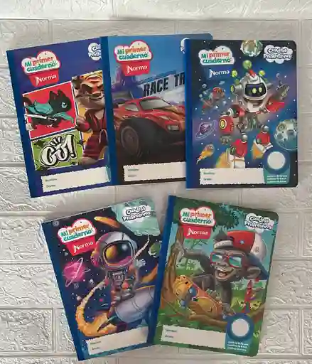 Cuaderno Cocido 100h Cuadros Progresivos Niño