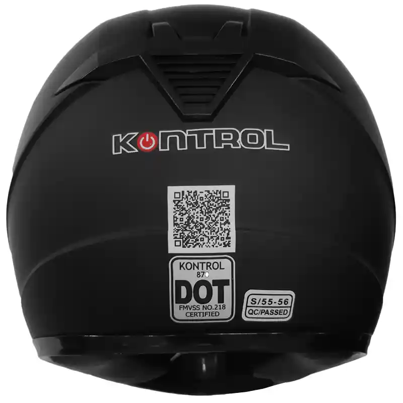 Casco Kontrol 878 Mate Certificado Original Moto Disponible Talla L, M Y Xl