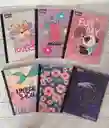 Cuaderno Cocido 50h Cuadros Niña Norma Sencillo