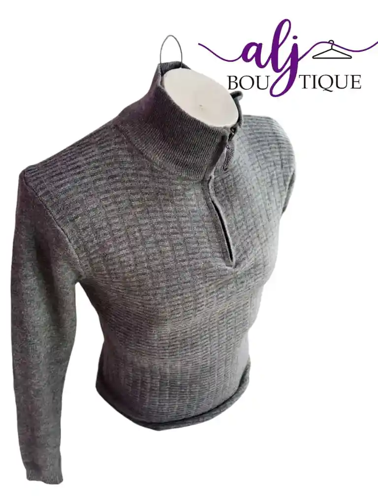 Buso En Hilo Semi Slim Caballero Talla Unica Gris Oscuro Cr