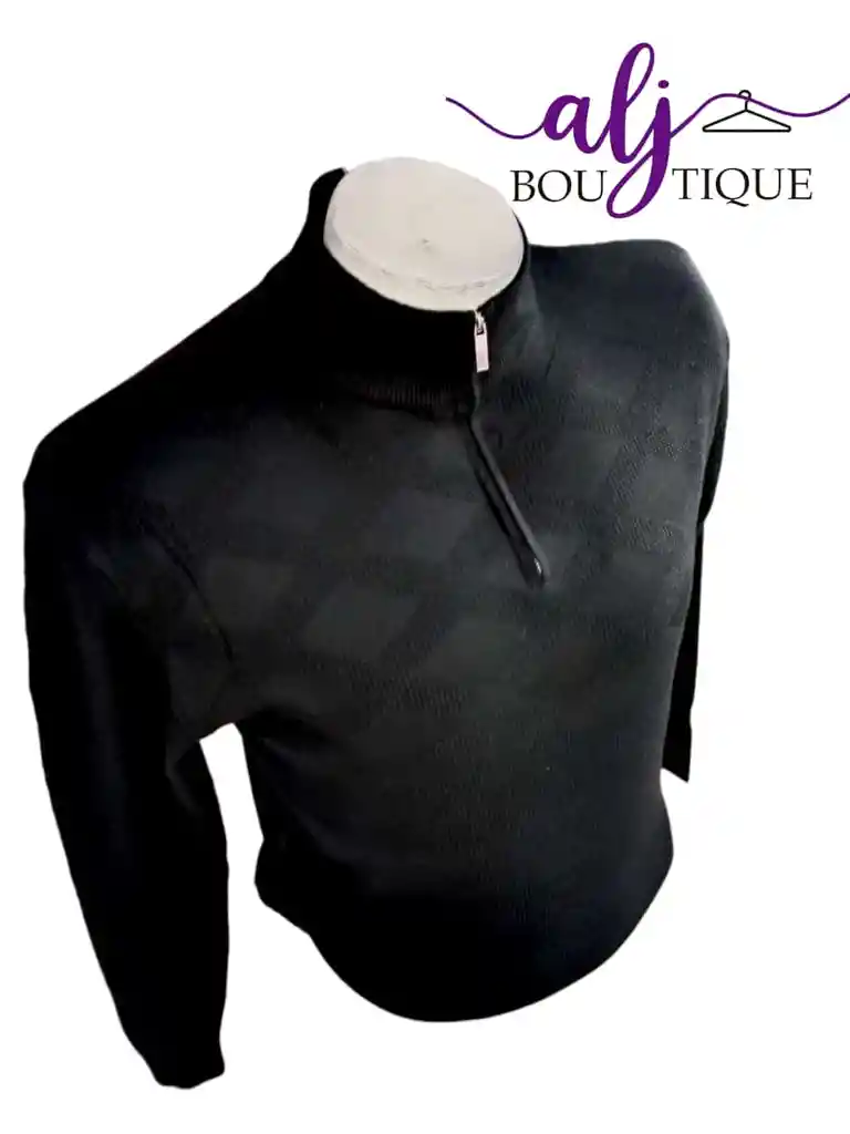 Buso En Hilo Semi Slim Caballero Talla Unica Negro Cr