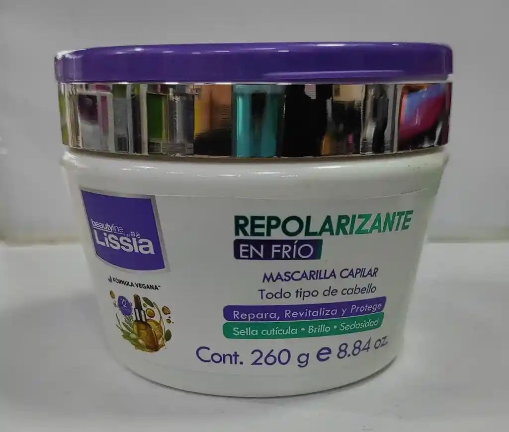 Mascarilla Capilar Lissia Repolarizante En Frio 260g