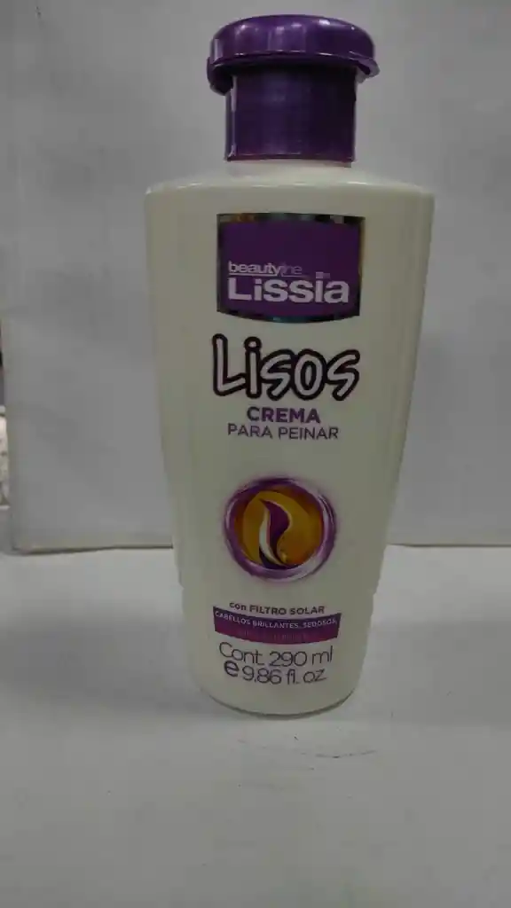 Crema Para Peinar Lissia Lisos Con Filtro Solar 290ml