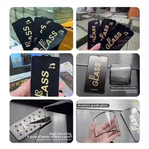 Vidrio Blindado Templado Iphone 15 Protector Pantalla Protector Og Class
