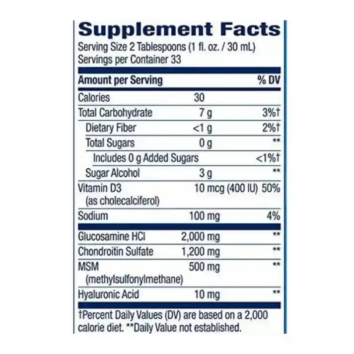 Glucosamina Para El Movimiento Articular 16 Fl Oz 480 Ml Botella