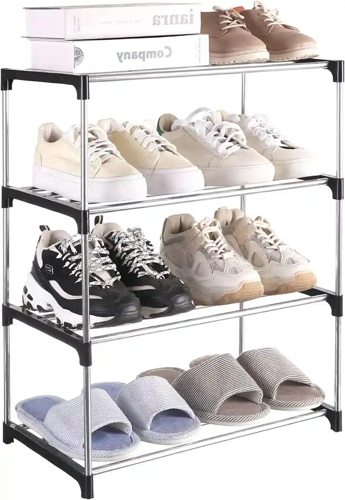 Organizador De Zapatos 4 Niveles Acomodador Ropa Zapatero Porta Zapatos