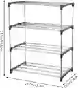 Organizador De Zapatos 4 Niveles Acomodador Ropa Zapatero Porta Zapatos