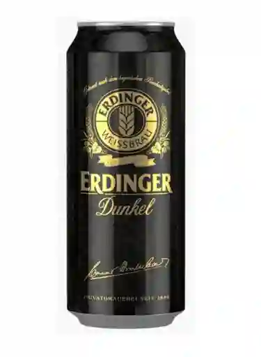 Erdinger Cerveza Dunkel en Lata