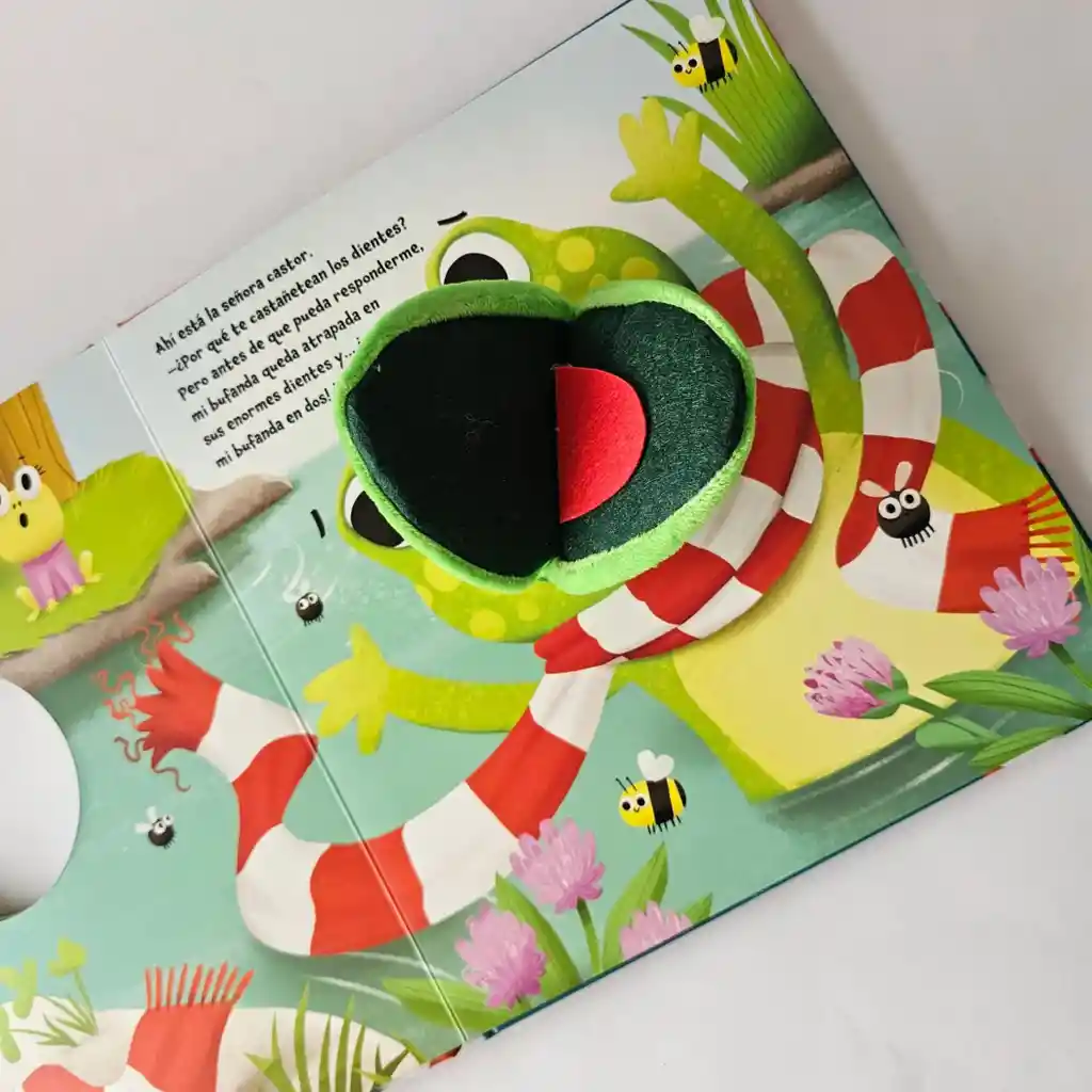 La Bufanda Del Señor Rana Libro Con Títere Gigante