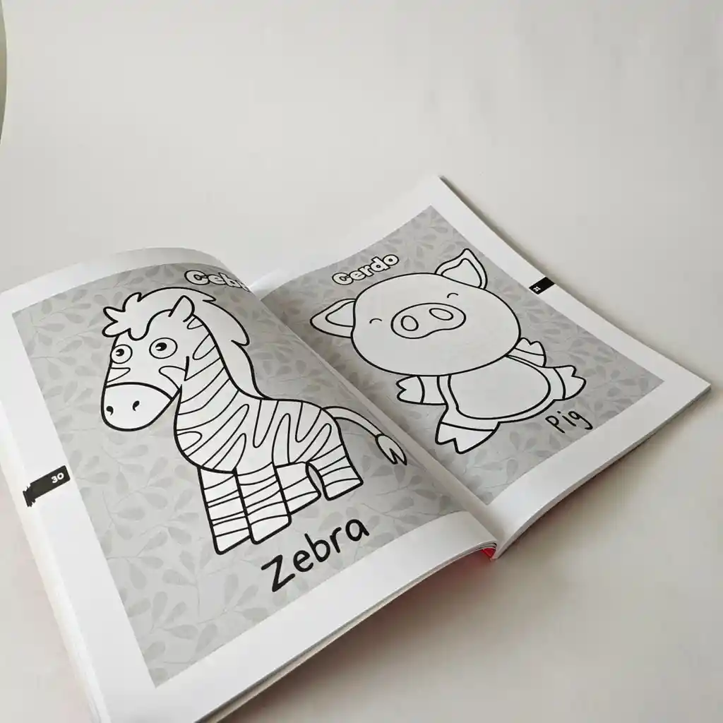Mi Primer Libro Para Colorear: Animales
