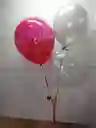 Ramillete Por Tres De Globo En Helio