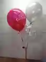 Ramillete Por Tres De Globo En Helio