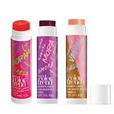 X2 - Barrita Labial Con Sabor Color Trend - Natura Y Avon Con Filtro Solar 15 (fps 15) X 2
