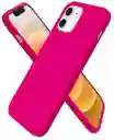 Funda Protectora Silicone Case Para Iphone 12 Estuche Antigolpes