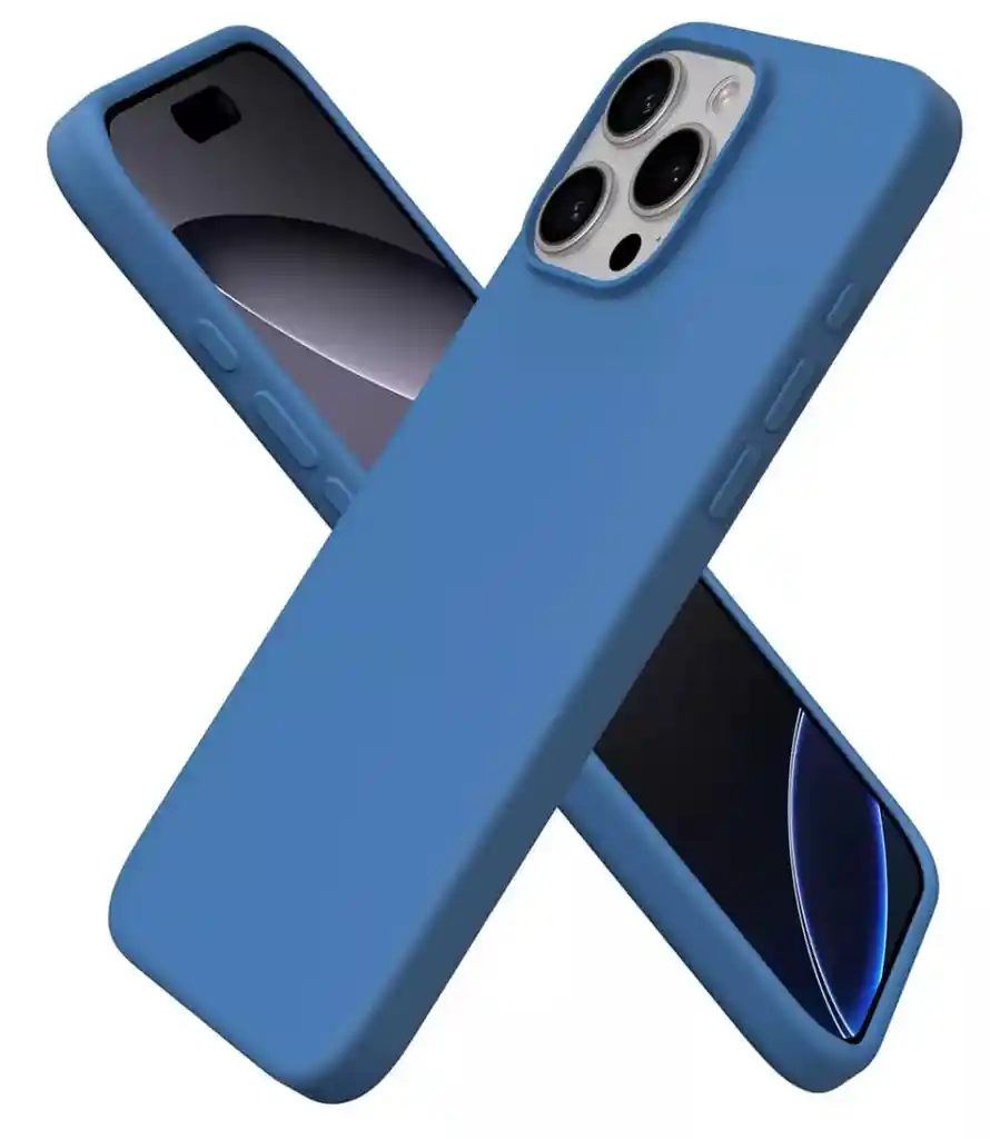 Funda Protectora Silicone Case Para Iphone 12 Estuche Antigolpes