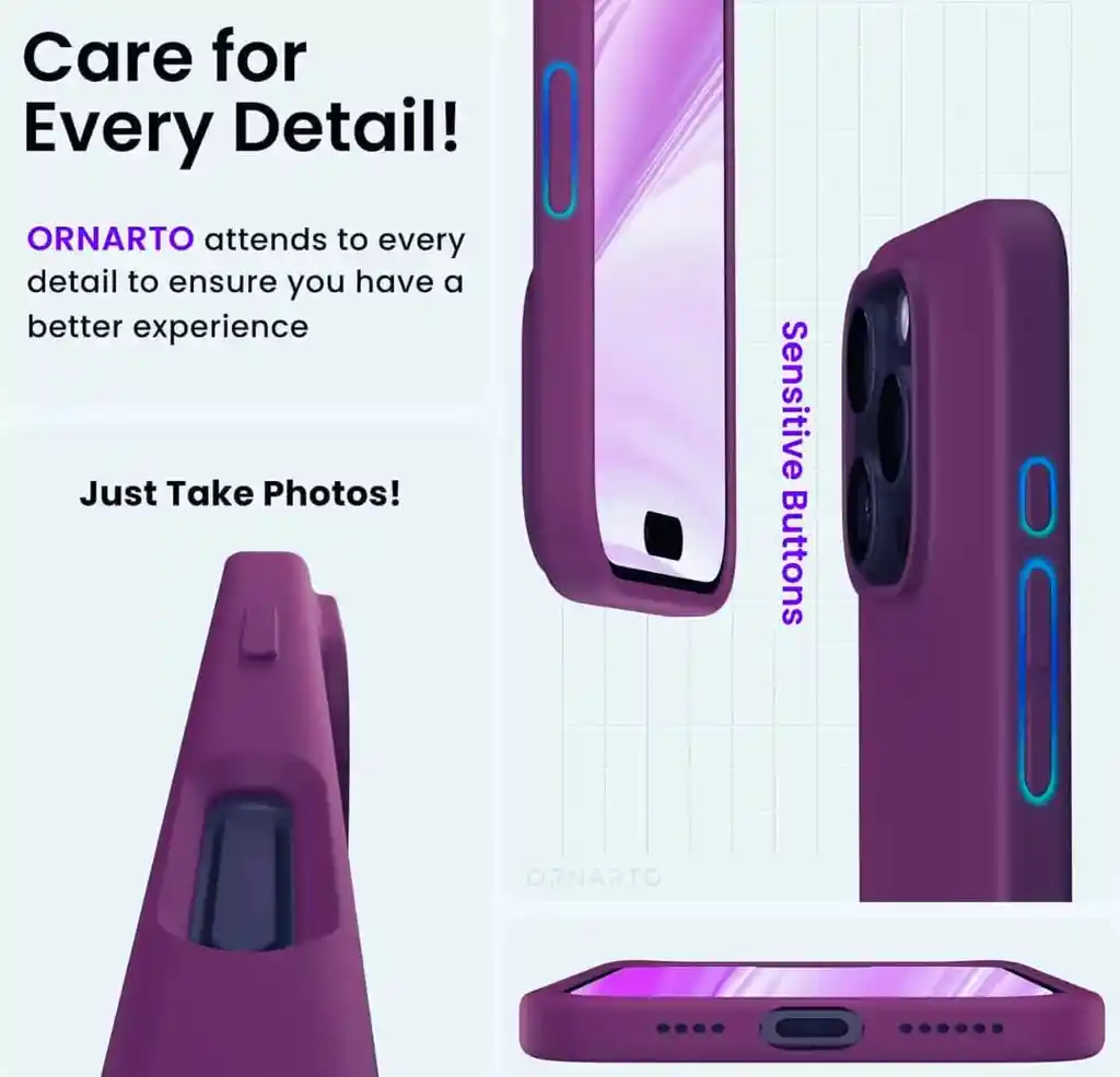 Funda Protectora Silicone Case Para Iphone 12 Estuche Antigolpes