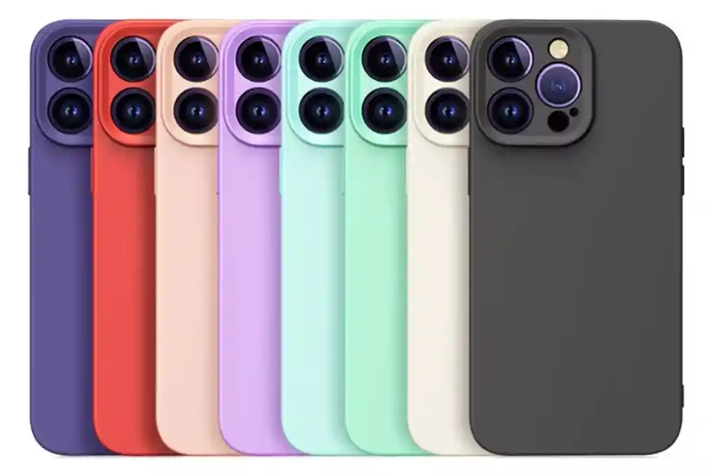 Funda Protectora Silicone Case Para Iphone 12 Estuche Antigolpes
