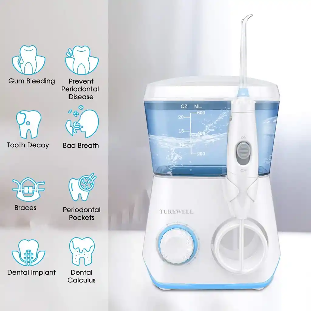 Limpiador De Dientes Waterpik Turewell Blanco