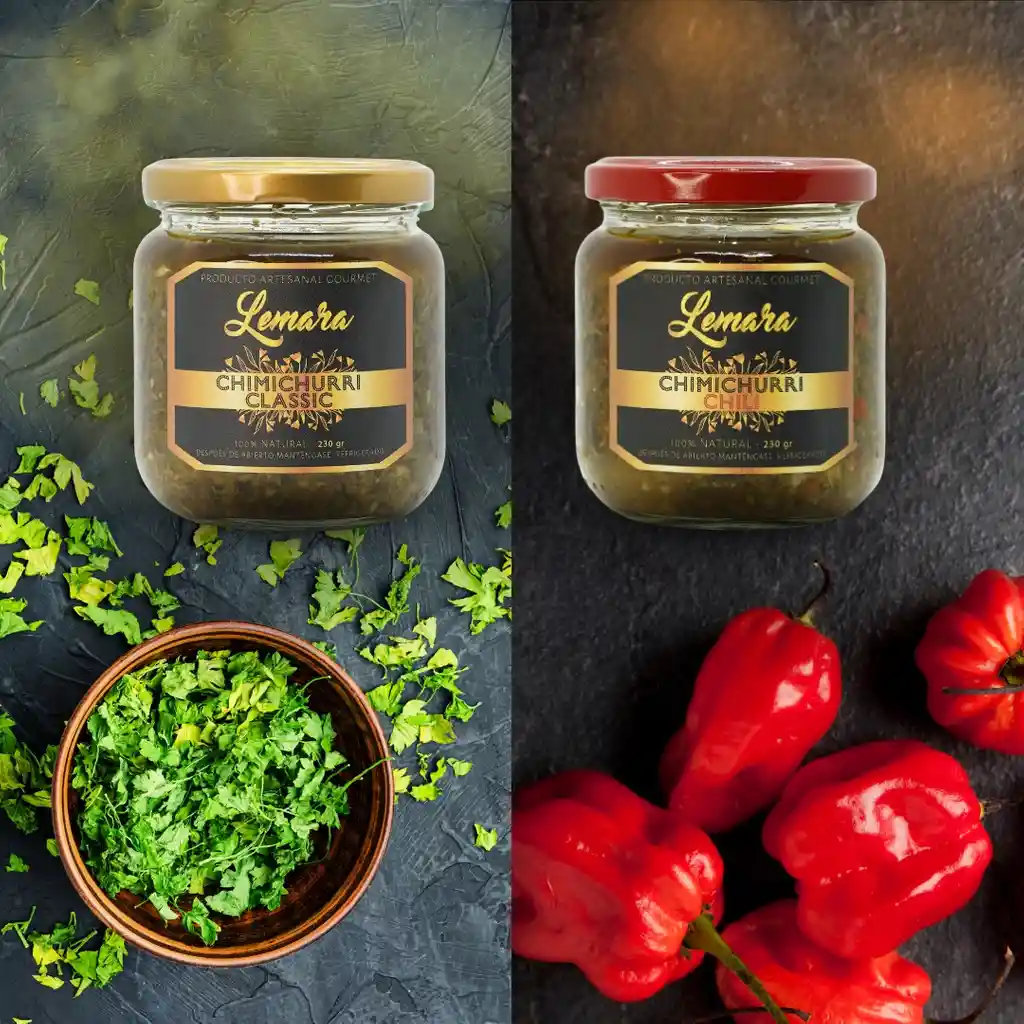Combo Chimichurri Classic + Chili Lemara