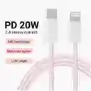 Cable Trenzado Pd 20w Tipo C A Lightning Para Iphone - Ipad - Ipod Carga Rapida