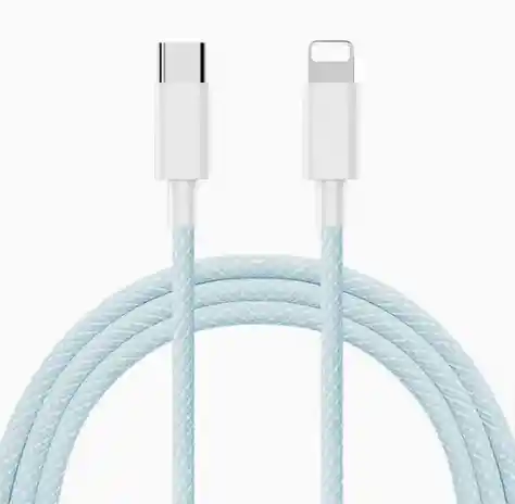 Cable Trenzado Pd 20w Tipo C A Lightning Para Iphone - Ipad - Ipod Carga Rapida