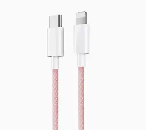 Cable Trenzado Pd 20w Tipo C A Lightning Para Iphone - Ipad - Ipod Carga Rapida