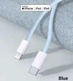 Cable Trenzado Pd 20w Tipo C A Lightning Para Iphone - Ipad - Ipod Carga Rapida