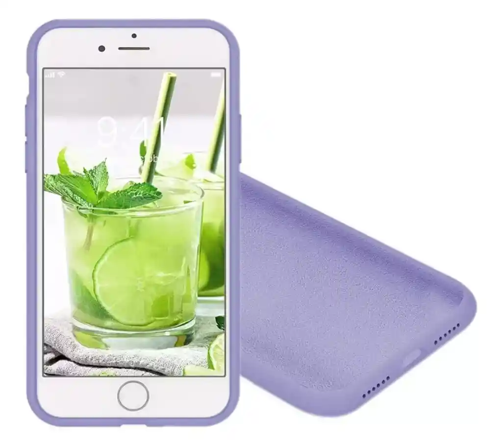 Funda Protectora Silicone Case Para Iphone 7 Estuche Antigolpes