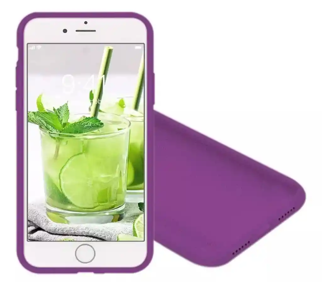 Funda Protectora Silicone Case Para Iphone 7 Estuche Antigolpes