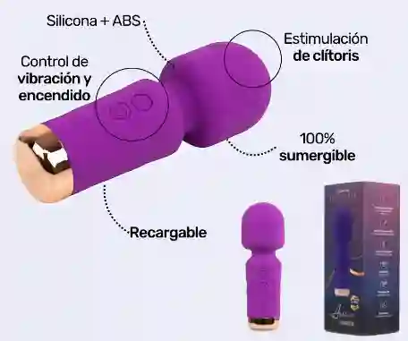 Vibrador Majestic Aselina Morado