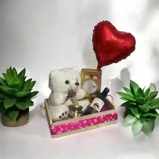 Regalo Detalle Amor Y Amistad, San Valentin Romance: Dulzura Vino