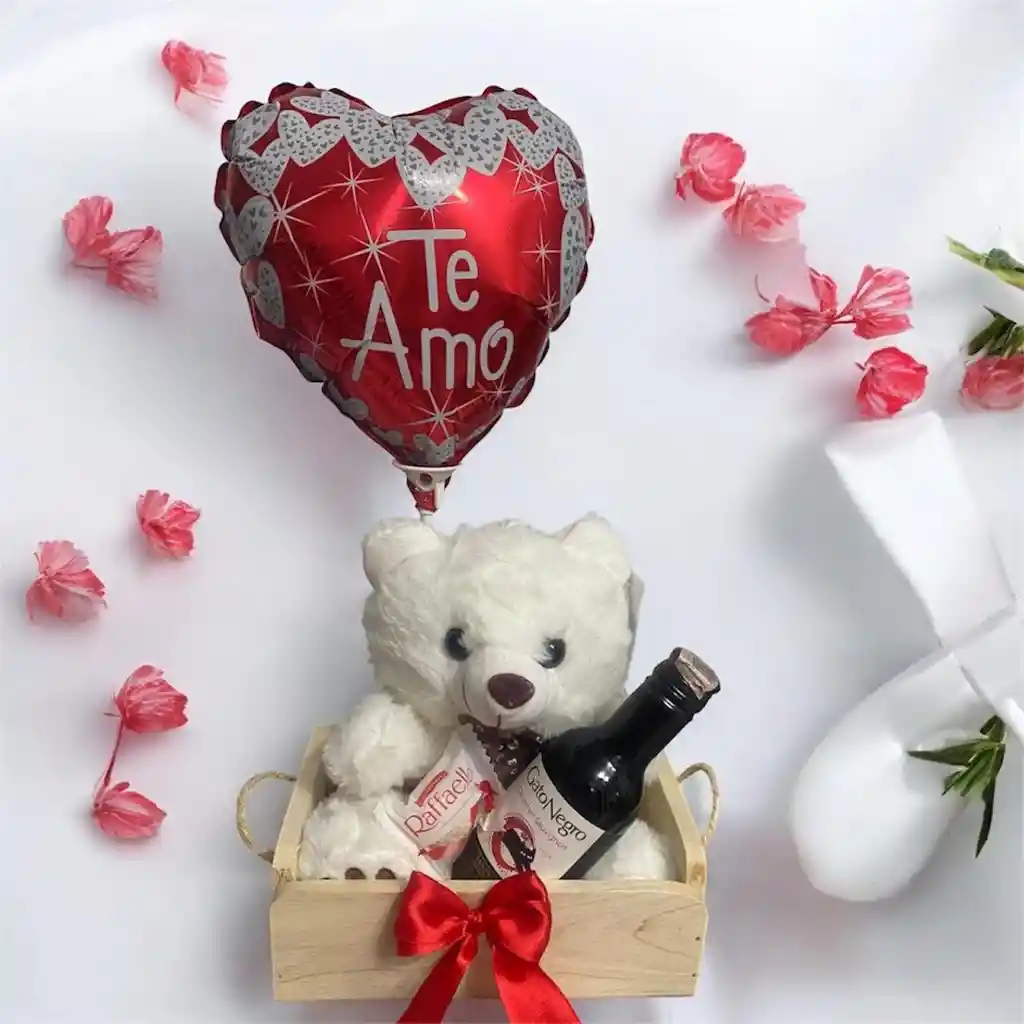 Hermoso Regalo Detalle Romance Amor Y Amistad San Valentin "ternura Y Brindis"