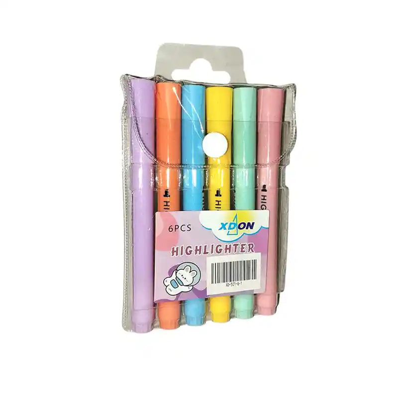 Resaltador Pastel X6 Importado