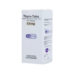 Thyro - Tabs 1,0 Mg Frasco X 120 Tabletas