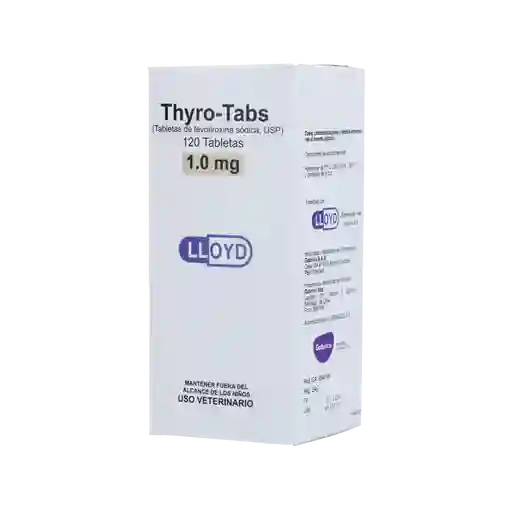 Thyro - Tabs 1,0 Mg Frasco X 120 Tabletas