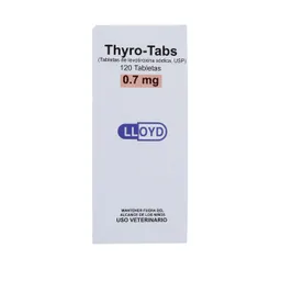 Thyro - Tabs 0,7 Mg Frasco X 120 Tabletas