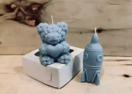 Vela De Oso Con Cohete Con Aroma