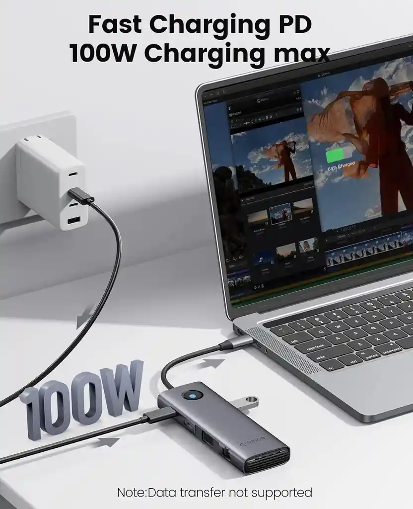 Adaptador Usb C A Hdmi Ethernet Usb Macbook Windows