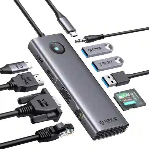 Adaptador Usb C A Hdmi Ethernet Usb Macbook Windows