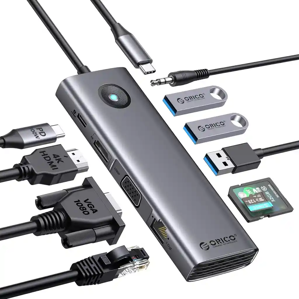 Adaptador Usb C A Hdmi Ethernet Usb Macbook Windows