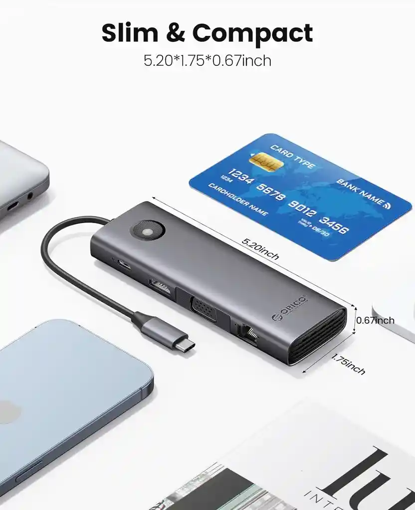 Adaptador Usb C A Hdmi Ethernet Usb Macbook Windows