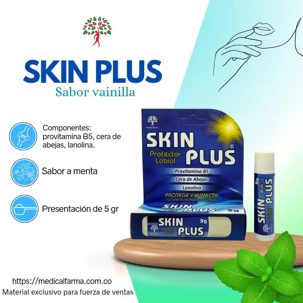 Skin Plus Labial Menta