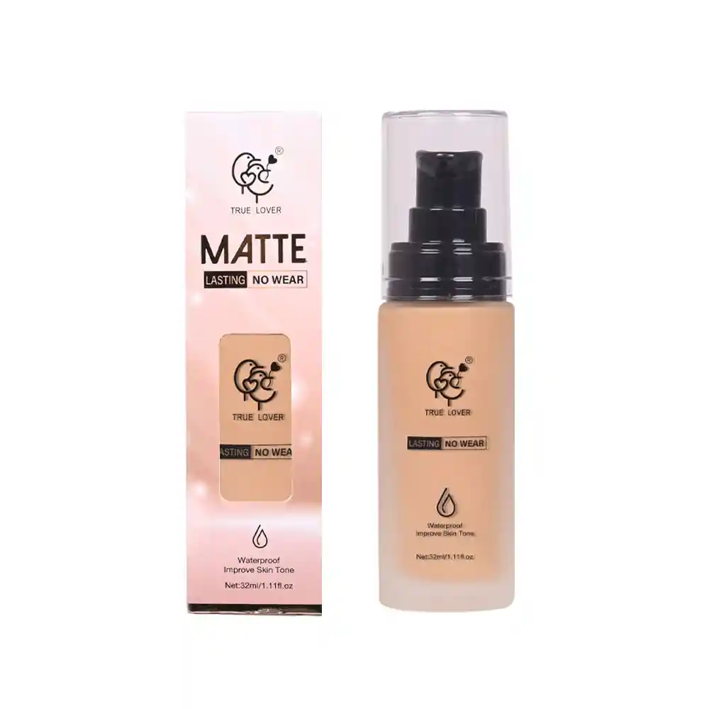 Base Líquida Matte Lasting A Prueba De Agua Tono 3 - True Lover