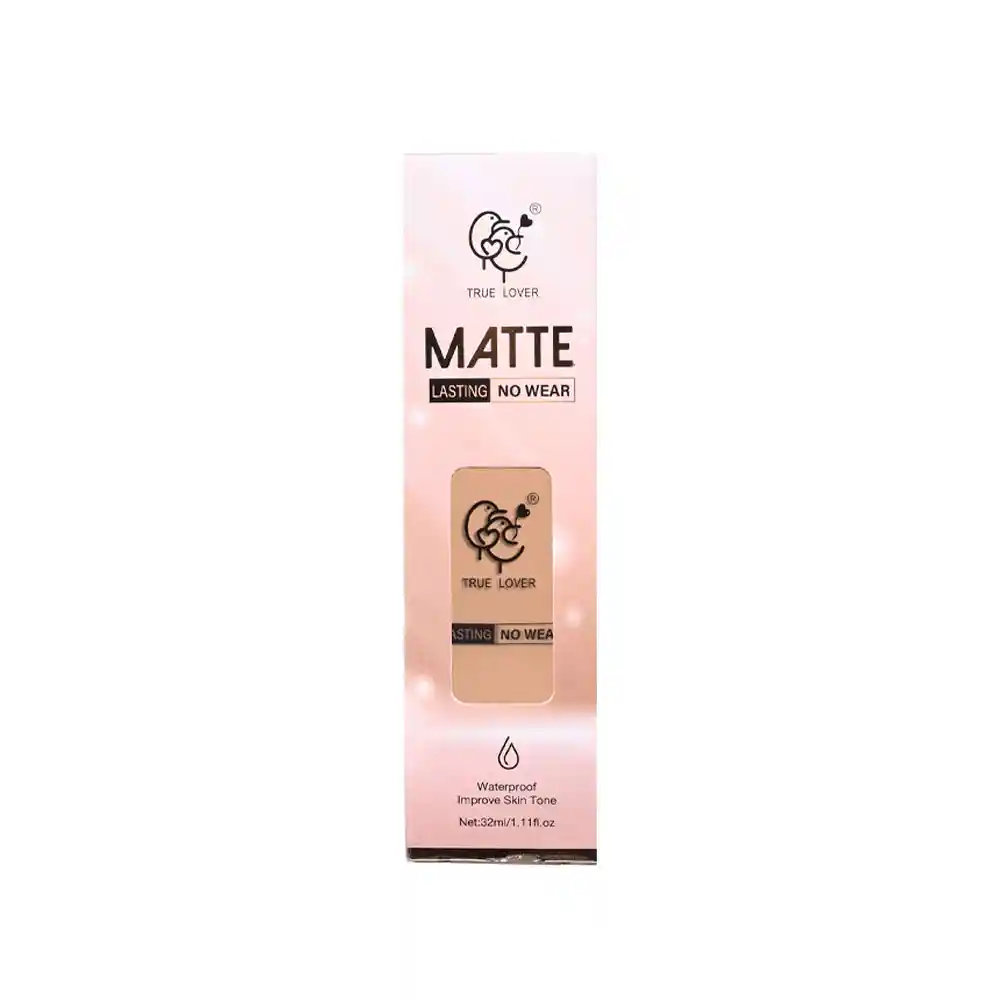 Base Líquida Matte Lasting A Prueba De Agua Tono 4 - True Lover