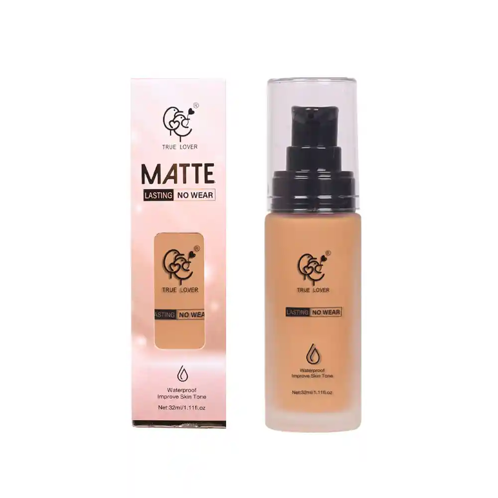 Base Líquida Matte Lasting A Prueba De Agua Tono 5 - True Lover